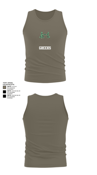 Tank Top, Greeks, Army, Teamtime, Team time, sublimation, custom sports apparel, team uniforms, spirit wear, spiritwear, sports uniforms, custom shirts, team store, custom team store, fundraiser sports, apparel fundraiser