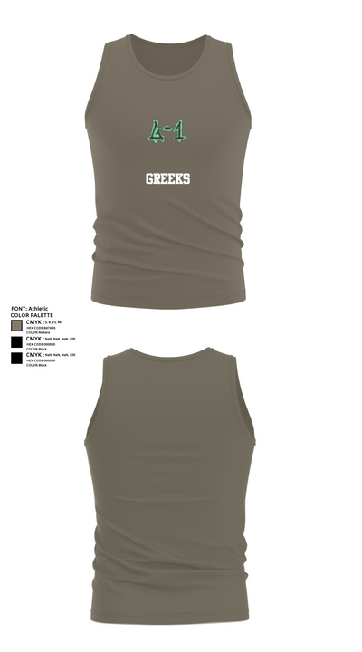 Greeks 13518002 Tank Top - 79