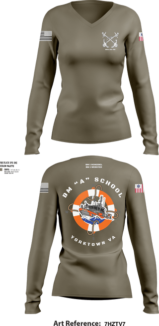 Womens Long Sleeve Vneck Shirt, BM “A” 25-06, , Teamtime, Team time, sublimation, custom sports apparel, team uniforms, spirit wear, spiritwear, sports uniforms, custom shirts, team store, custom team store, fundraiser sports, apparel fundraiser