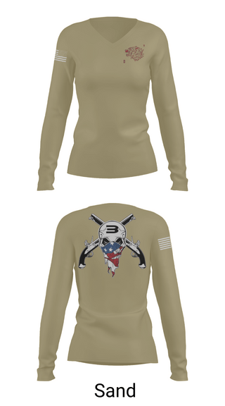 Womens Long Sleeve Vneck Shirt, Special Boat Team 22, , Teamtime, Team time, sublimation, custom sports apparel, team uniforms, spirit wear, spiritwear, sports uniforms, custom shirts, team store, custom team store, fundraiser sports, apparel fundraiser