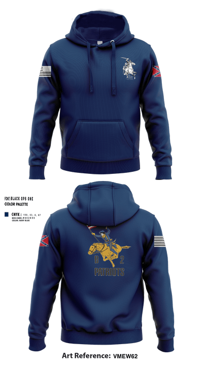 B2 Patriots 81066333 Hoodie - 36