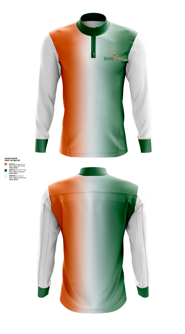 Quarter Zip Jacket, SpringSpirit, Spirit Store, Teamtime, Team time, sublimation, custom sports apparel, team uniforms, spirit wear, spiritwear, sports uniforms, custom shirts, team store, custom team store, fundraiser sports, apparel fundraiser