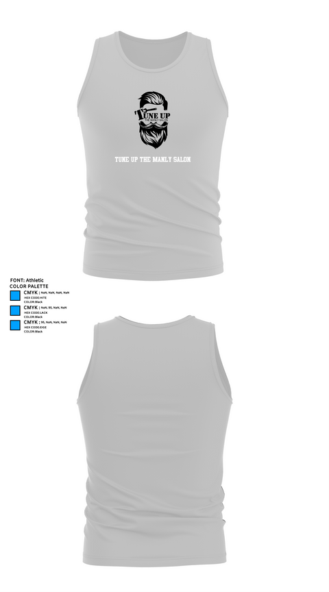 Tank Top, Tune Up The Manly Salon, , Teamtime, Team time, sublimation, custom sports apparel, team uniforms, spirit wear, spiritwear, sports uniforms, custom shirts, team store, custom team store, fundraiser sports, apparel fundraiser