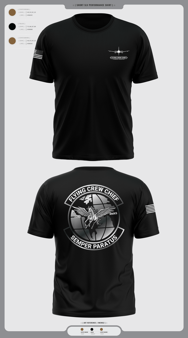 Short Sleeve Performance Shirt, FLYING CREW CHIEFS, , Teamtime, Team time, sublimation, custom sports apparel, team uniforms, spirit wear, spiritwear, sports uniforms, custom shirts, team store, custom team store, fundraiser sports, apparel fundraiser