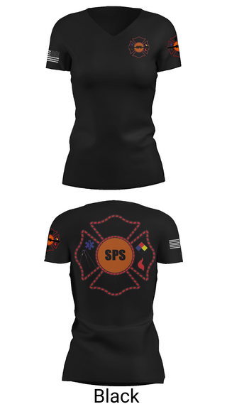 Womens Short Sleeve Vneck Shirt, Plant X ERT, , Teamtime, Team time, sublimation, custom sports apparel, team uniforms, spirit wear, spiritwear, sports uniforms, custom shirts, team store, custom team store, fundraiser sports, apparel fundraiser