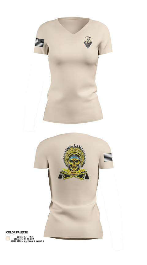Womens Short Sleeve Vneck Shirt, Nightmare PLT, , Teamtime, Team time, sublimation, custom sports apparel, team uniforms, spirit wear, spiritwear, sports uniforms, custom shirts, team store, custom team store, fundraiser sports, apparel fundraiser