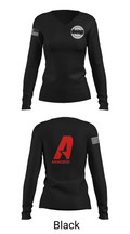 THE ARMORED LEAGUE 75061922 Women's Long Sleeve V-neck Shirt - 35