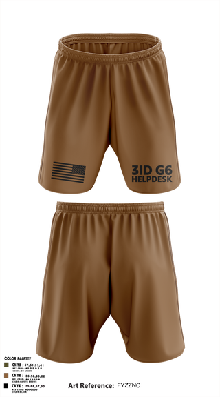 Athletic Shorts With Pockets, 3ID G6 Helpdesk, , Teamtime, Team time, sublimation, custom sports apparel, team uniforms, spirit wear, spiritwear, sports uniforms, custom shirts, team store, custom team store, fundraiser sports, apparel fundraiser