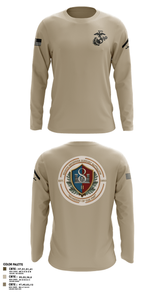 Long Sleeve Performance Shirt, 8th ESB Charlie Co., , Teamtime, Team time, sublimation, custom sports apparel, team uniforms, spirit wear, spiritwear, sports uniforms, custom shirts, team store, custom team store, fundraiser sports, apparel fundraiser