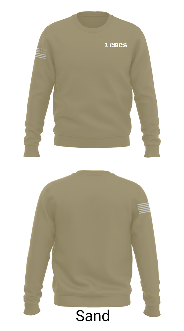 Crew Neck Sweatshirt, 1 CBCS, Air Force, Teamtime, Team time, sublimation, custom sports apparel, team uniforms, spirit wear, spiritwear, sports uniforms, custom shirts, team store, custom team store, fundraiser sports, apparel fundraiser