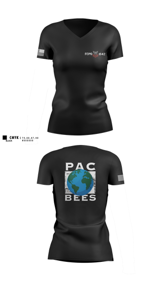 Womens Short Sleeve Vneck Shirt, NMCB 4, Navy, Teamtime, Team time, sublimation, custom sports apparel, team uniforms, spirit wear, spiritwear, sports uniforms, custom shirts, team store, custom team store, fundraiser sports, apparel fundraiser