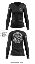 OSI EDET 2506 65840375 Women's Long Sleeve V-neck Shirt - 9