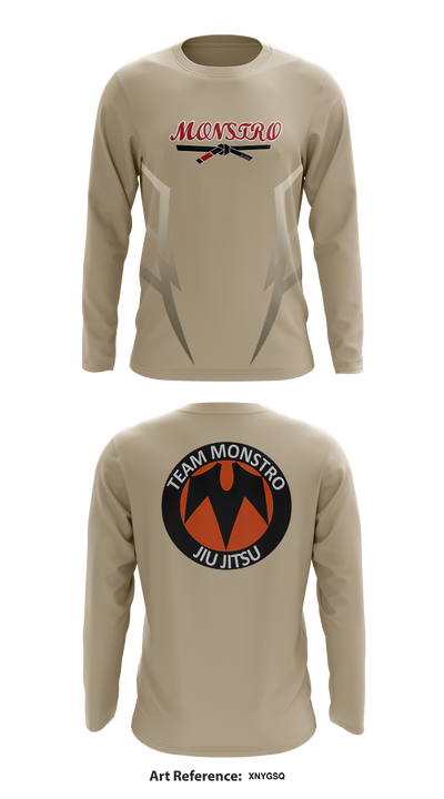 Team Monstro Jiu Jitsu 82337142 Long Sleeve Performance Shirt 1