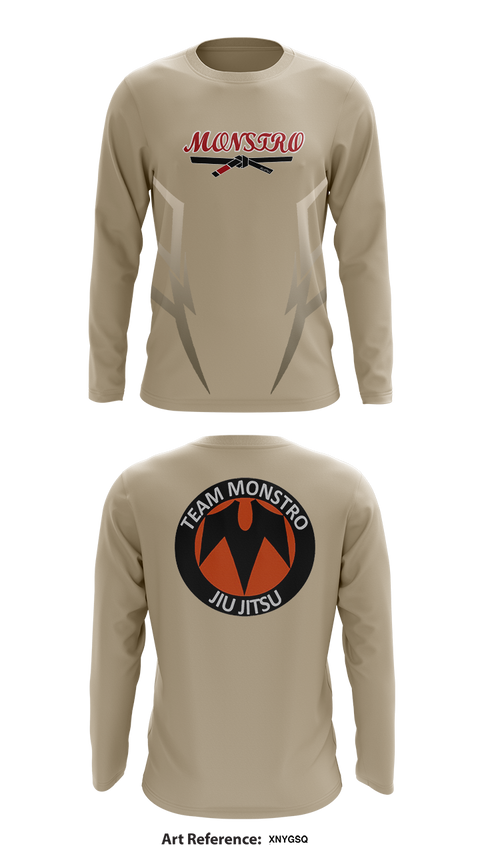 Long Sleeve Performance Shirt, Team Monstro Jiu Jitsu, , Teamtime, Team time, sublimation, custom sports apparel, team uniforms, spirit wear, spiritwear, sports uniforms, custom shirts, team store, custom team store, fundraiser sports, apparel fundraiser