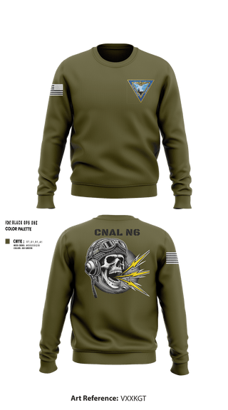 Crew Neck Sweatshirt, COMNAVAIRLANT, , Teamtime, Team time, sublimation, custom sports apparel, team uniforms, spirit wear, spiritwear, sports uniforms, custom shirts, team store, custom team store, fundraiser sports, apparel fundraiser