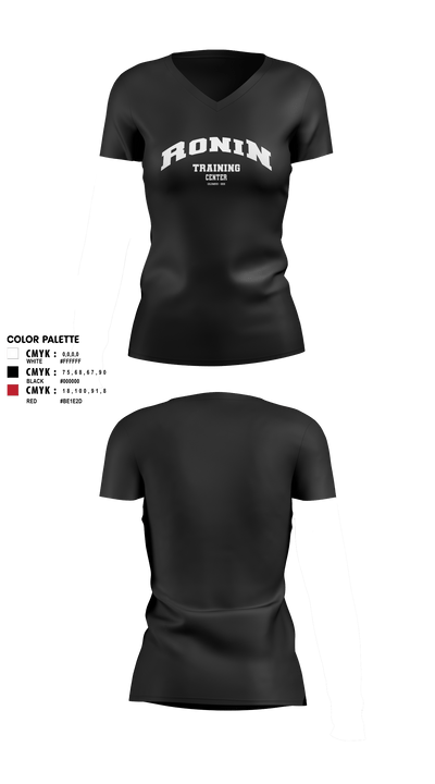 Ronin TC Women's Short Sleeve V-neck Shirt - 3