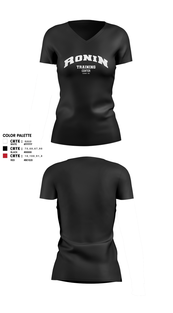 Womens Short Sleeve Vneck Shirt, Ronin TC, , Teamtime, Team time, sublimation, custom sports apparel, team uniforms, spirit wear, spiritwear, sports uniforms, custom shirts, team store, custom team store, fundraiser sports, apparel fundraiser