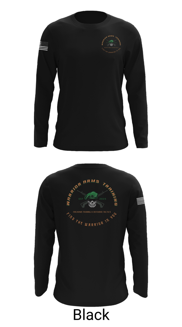 Long Sleeve Performance Shirt, Warrior Arms Training, , Teamtime, Team time, sublimation, custom sports apparel, team uniforms, spirit wear, spiritwear, sports uniforms, custom shirts, team store, custom team store, fundraiser sports, apparel fundraiser