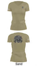 2-23IN CRAZYHORSE CO. 51563719 Women's Short Sleeve V-neck Shirt - 88
