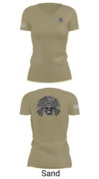 Womens Short Sleeve Vneck Shirt, 2-23IN CRAZYHORSE CO., , Teamtime, Team time, sublimation, custom sports apparel, team uniforms, spirit wear, spiritwear, sports uniforms, custom shirts, team store, custom team store, fundraiser sports, apparel fundraiser