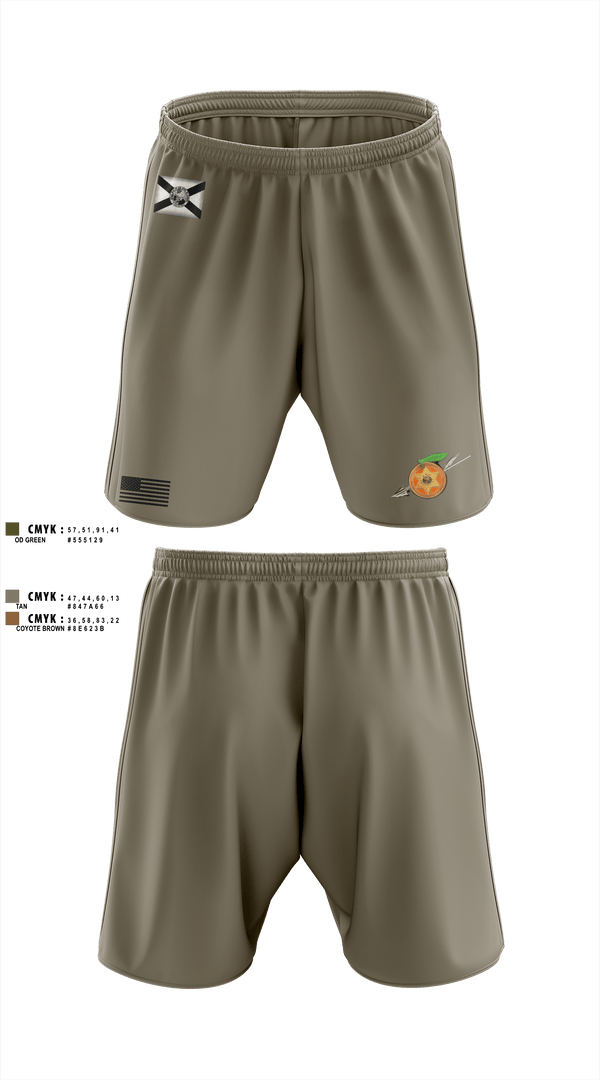 Athletic Shorts With Pockets, Seminole / Orange Crew, , Teamtime, Team time, sublimation, custom sports apparel, team uniforms, spirit wear, spiritwear, sports uniforms, custom shirts, team store, custom team store, fundraiser sports, apparel fundraiser
