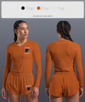 Superior Panthers 9059054 Women's Long Sleeve V-neck Shirt - 2