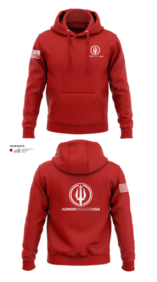 Hoodie, Junior Guards USA, Swimming, Teamtime, Team time, sublimation, custom sports apparel, team uniforms, spirit wear, spiritwear, sports uniforms, custom shirts, team store, custom team store, fundraiser sports, apparel fundraiser