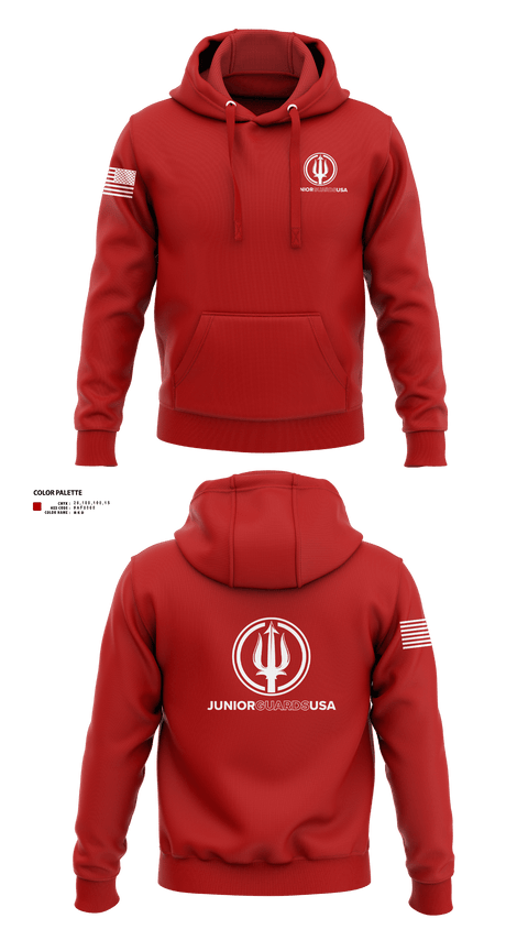 Hoodie, Junior Guards USA, Swimming, Teamtime, Team time, sublimation, custom sports apparel, team uniforms, spirit wear, spiritwear, sports uniforms, custom shirts, team store, custom team store, fundraiser sports, apparel fundraiser