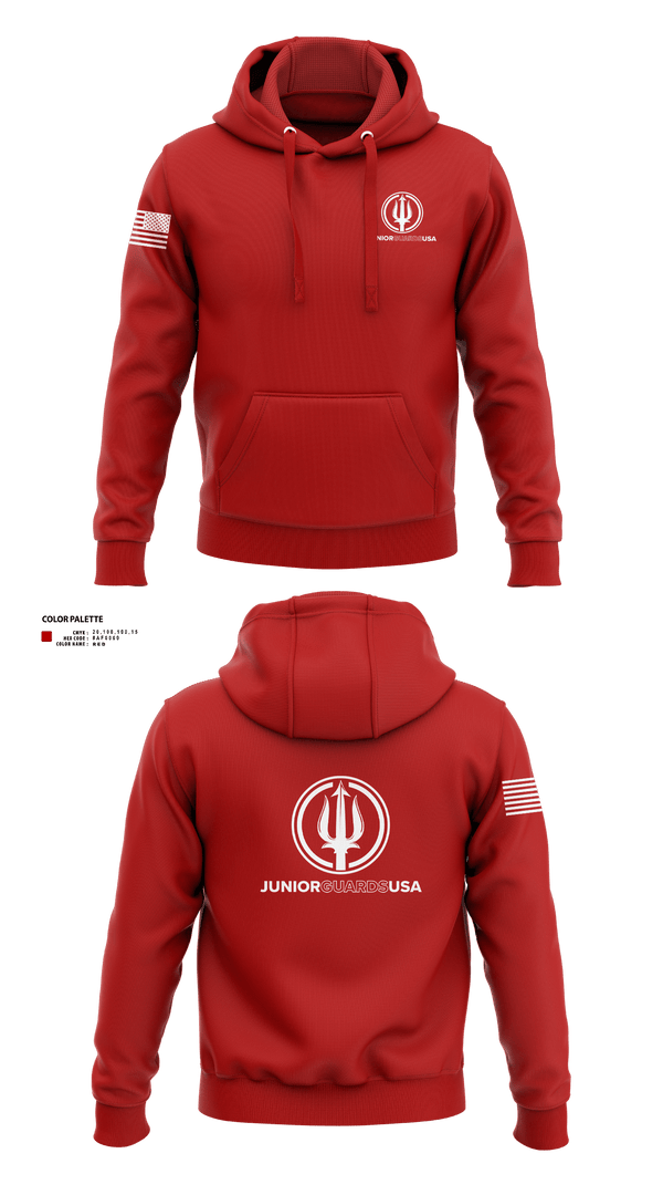 Hoodie, Junior Guards USA, Swimming, Teamtime, Team time, sublimation, custom sports apparel, team uniforms, spirit wear, spiritwear, sports uniforms, custom shirts, team store, custom team store, fundraiser sports, apparel fundraiser
