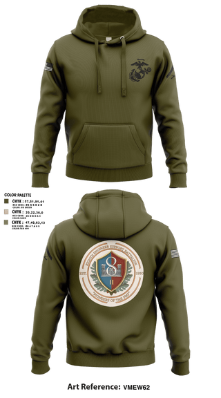 Hoodie, 8th ESB Charlie Co., , Teamtime, Team time, sublimation, custom sports apparel, team uniforms, spirit wear, spiritwear, sports uniforms, custom shirts, team store, custom team store, fundraiser sports, apparel fundraiser