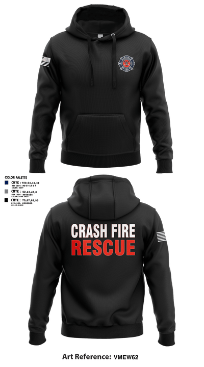 ISA Air base Fire Dept. 19172110 Hoodie - 69