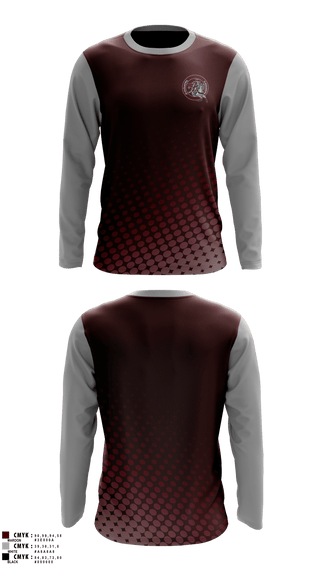 Long Sleeve Performance Shirt, Amherst Lancers Tennis, Tennis, Teamtime, Team time, sublimation, custom sports apparel, team uniforms, spirit wear, spiritwear, sports uniforms, custom shirts, team store, custom team store, fundraiser sports, apparel fundraiser