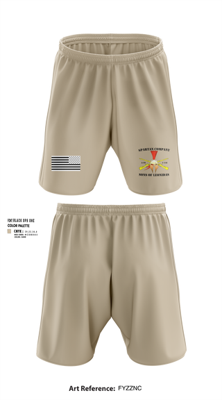 Athletic Shorts With Pockets, Alpha Company 1-138th Infantry Regiment, , Teamtime, Team time, sublimation, custom sports apparel, team uniforms, spirit wear, spiritwear, sports uniforms, custom shirts, team store, custom team store, fundraiser sports, apparel fundraiser