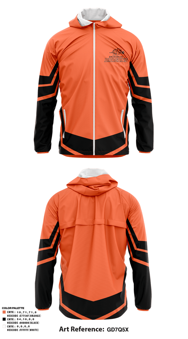 Windbreaker, Brunswick Youth Lacrosse, Men's Lacrosse, Teamtime, Team time, sublimation, custom sports apparel, team uniforms, spirit wear, spiritwear, sports uniforms, custom shirts, team store, custom team store, fundraiser sports, apparel fundraiser
