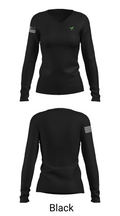 Desoto County Gymnastics 48455202 Women's Long Sleeve V-neck Shirt - 35
