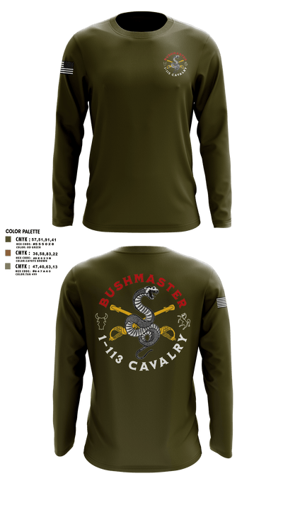 1-113 Calvary 96380120 Long Sleeve Performance Shirt 1