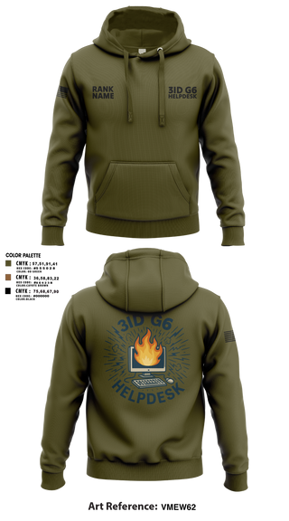 Hoodie, 3ID G6 Helpdesk, , Teamtime, Team time, sublimation, custom sports apparel, team uniforms, spirit wear, spiritwear, sports uniforms, custom shirts, team store, custom team store, fundraiser sports, apparel fundraiser