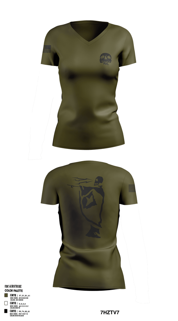 Womens Short Sleeve Vneck Shirt, First battalion first Marines, , Teamtime, Team time, sublimation, custom sports apparel, team uniforms, spirit wear, spiritwear, sports uniforms, custom shirts, team store, custom team store, fundraiser sports, apparel fundraiser