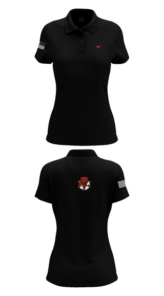 Womens Short Sleeve Performance Polo, 1/113 CAV B-Troop, Army, Teamtime, Team time, sublimation, custom sports apparel, team uniforms, spirit wear, spiritwear, sports uniforms, custom shirts, team store, custom team store, fundraiser sports, apparel fundraiser