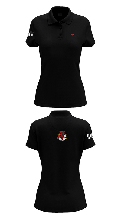 1/113 CAV B-Troop 83945490 Women's Short Sleeve Performance Polo  - 35