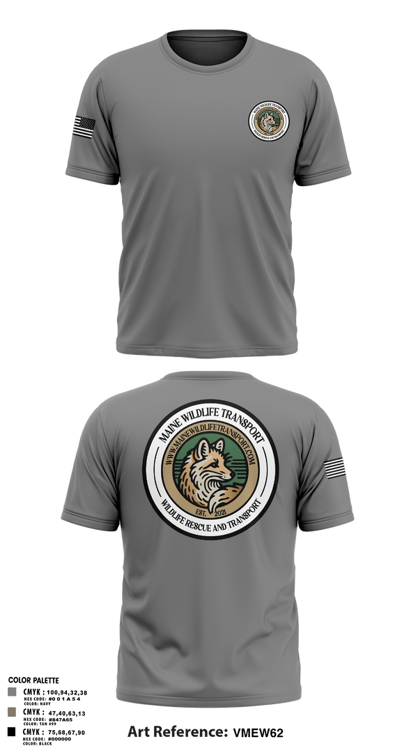 Old School Cotton Feel Shirt, Maine Wildlife Transport, , Teamtime, Team time, sublimation, custom sports apparel, team uniforms, spirit wear, spiritwear, sports uniforms, custom shirts, team store, custom team store, fundraiser sports, apparel fundraiser