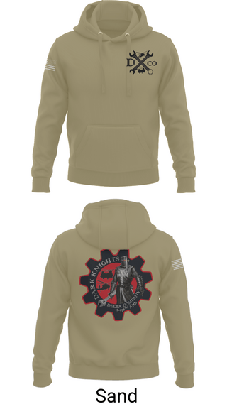 Hoodie, D Co. 2-158th AHB, , Teamtime, Team time, sublimation, custom sports apparel, team uniforms, spirit wear, spiritwear, sports uniforms, custom shirts, team store, custom team store, fundraiser sports, apparel fundraiser