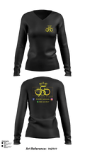 Nine80 78489102 Women's Long Sleeve V-neck Shirt - 52