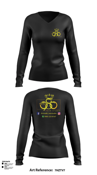Womens Long Sleeve Vneck Shirt, Nine80, , Teamtime, Team time, sublimation, custom sports apparel, team uniforms, spirit wear, spiritwear, sports uniforms, custom shirts, team store, custom team store, fundraiser sports, apparel fundraiser