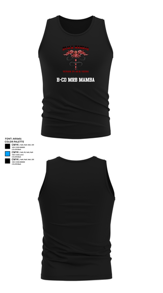 Tank Top, B-Co MRB Mamba, , Teamtime, Team time, sublimation, custom sports apparel, team uniforms, spirit wear, spiritwear, sports uniforms, custom shirts, team store, custom team store, fundraiser sports, apparel fundraiser
