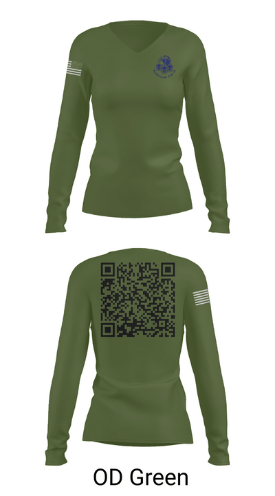 Randolph AFB Top III 66201325 Women's Long Sleeve V-neck Shirt - 57