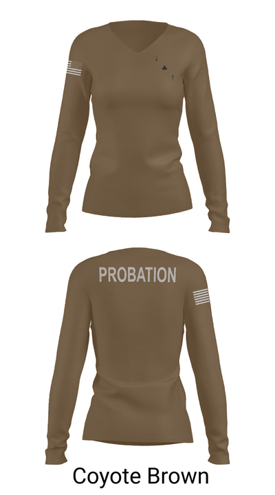 Ace 53947916 Women's Long Sleeve V-neck Shirt - 16