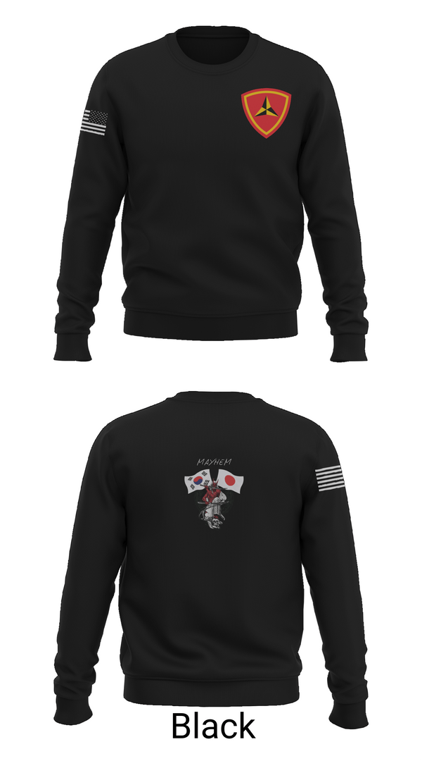 Crew Neck Sweatshirt, 3/11 Mayhem, , Teamtime, Team time, sublimation, custom sports apparel, team uniforms, spirit wear, spiritwear, sports uniforms, custom shirts, team store, custom team store, fundraiser sports, apparel fundraiser