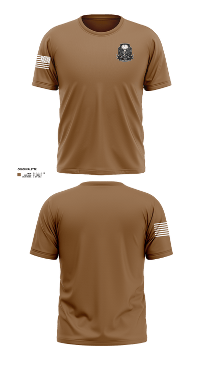 1-153 IN Scout Platoon 12516150 Old School Cotton Feel Shirt - 1