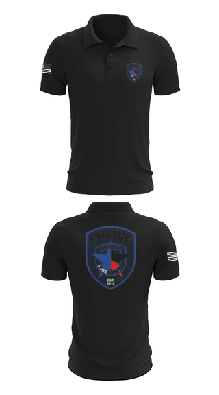 Short Sleeve Performance Polo, Cypress- Fairbanks ISD Police Department, Police, Teamtime, Team time, sublimation, custom sports apparel, team uniforms, spirit wear, spiritwear, sports uniforms, custom shirts, team store, custom team store, fundraiser sports, apparel fundraiser